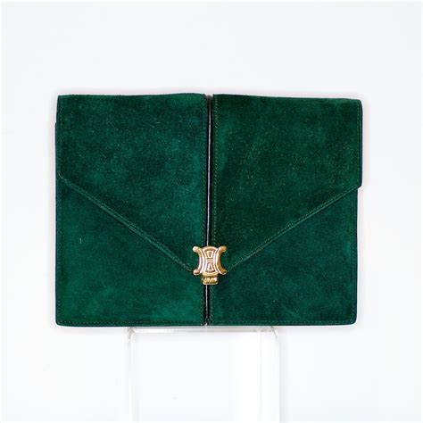 celine green suede bag|WOMEN'S LUXURY GREEN HANDBAGS .